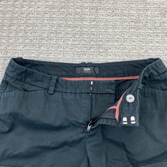 MOSSIMO Shorts Women Size 2 Black Short Pants Cotton Low Rise Casual Ladies - Picture 3 of 13